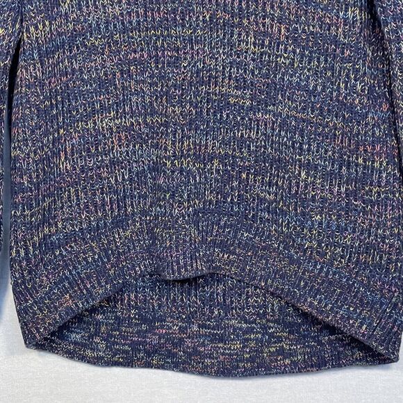 Gap Pullover Sweater Women Size S Blue Relaxed Rollneck Shaker Drop-Shoulder - Picture 6 of 12